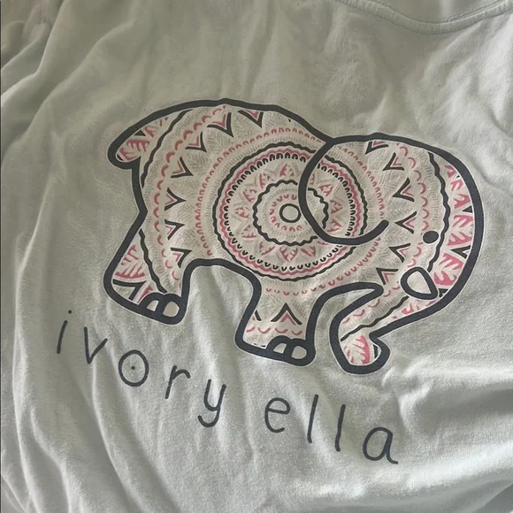 Ivory Ella Light Blue Long Sleeve Tee - Picture 4 of 4